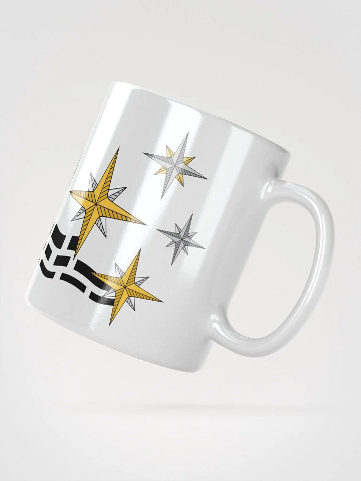 White Glossy Mug, Lion product image (2)