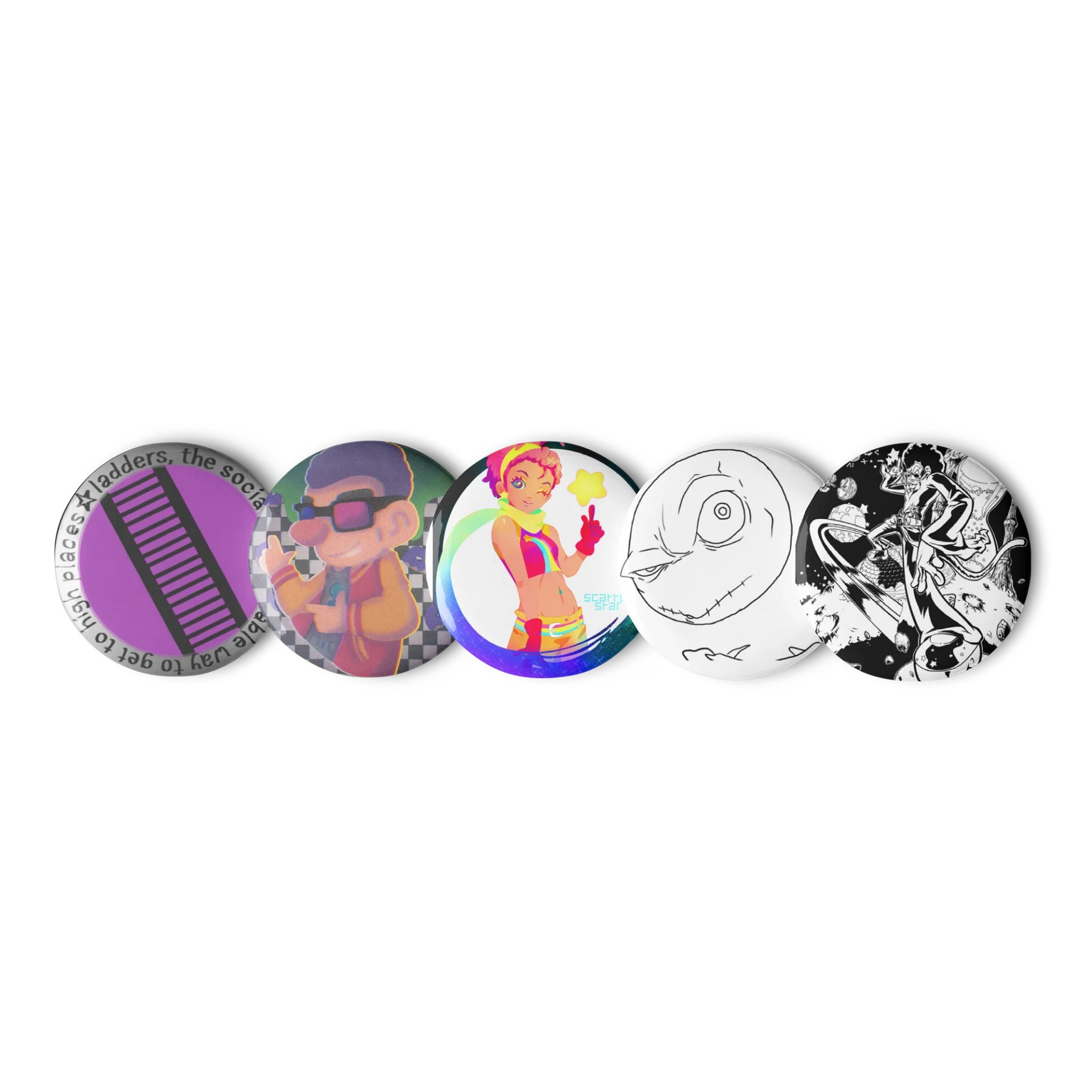 SEiiBUTSU collab [01] Pin badge set product image (1)