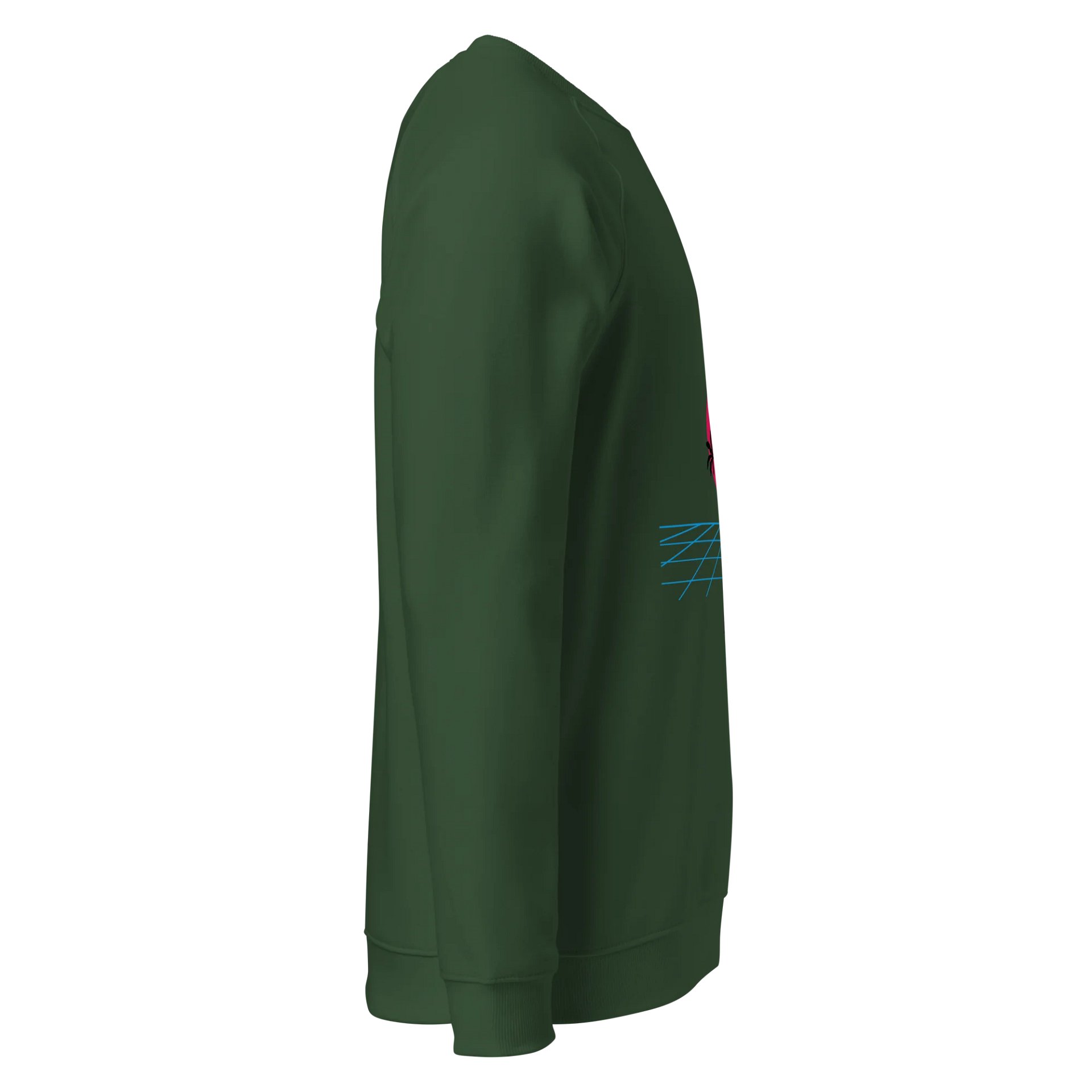 Synthwave Sunset Raglan Sweatshirt product image (4)