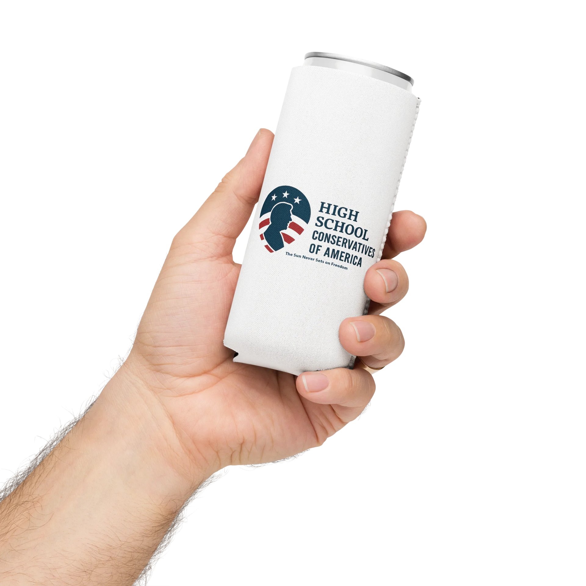High School Conservatives x Red Wave Rising Podcast Drink Holder product image (3)