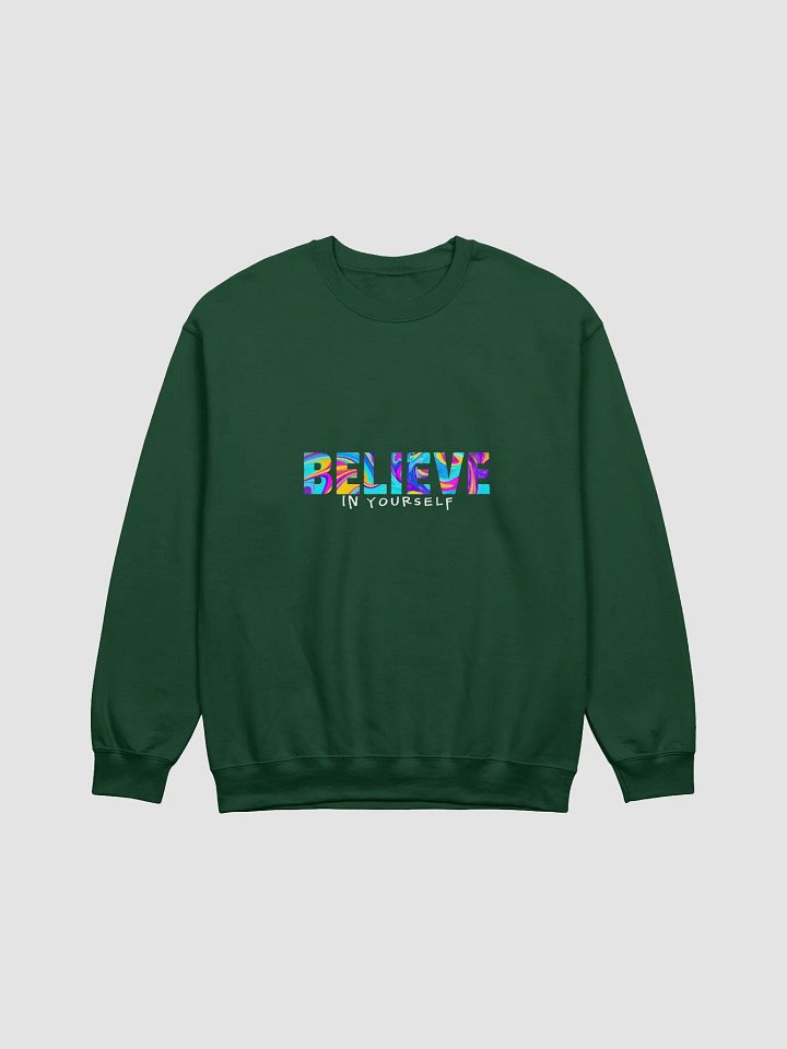 Believe in Yourself Marbled Crewneck Sweatshirt product image (1)