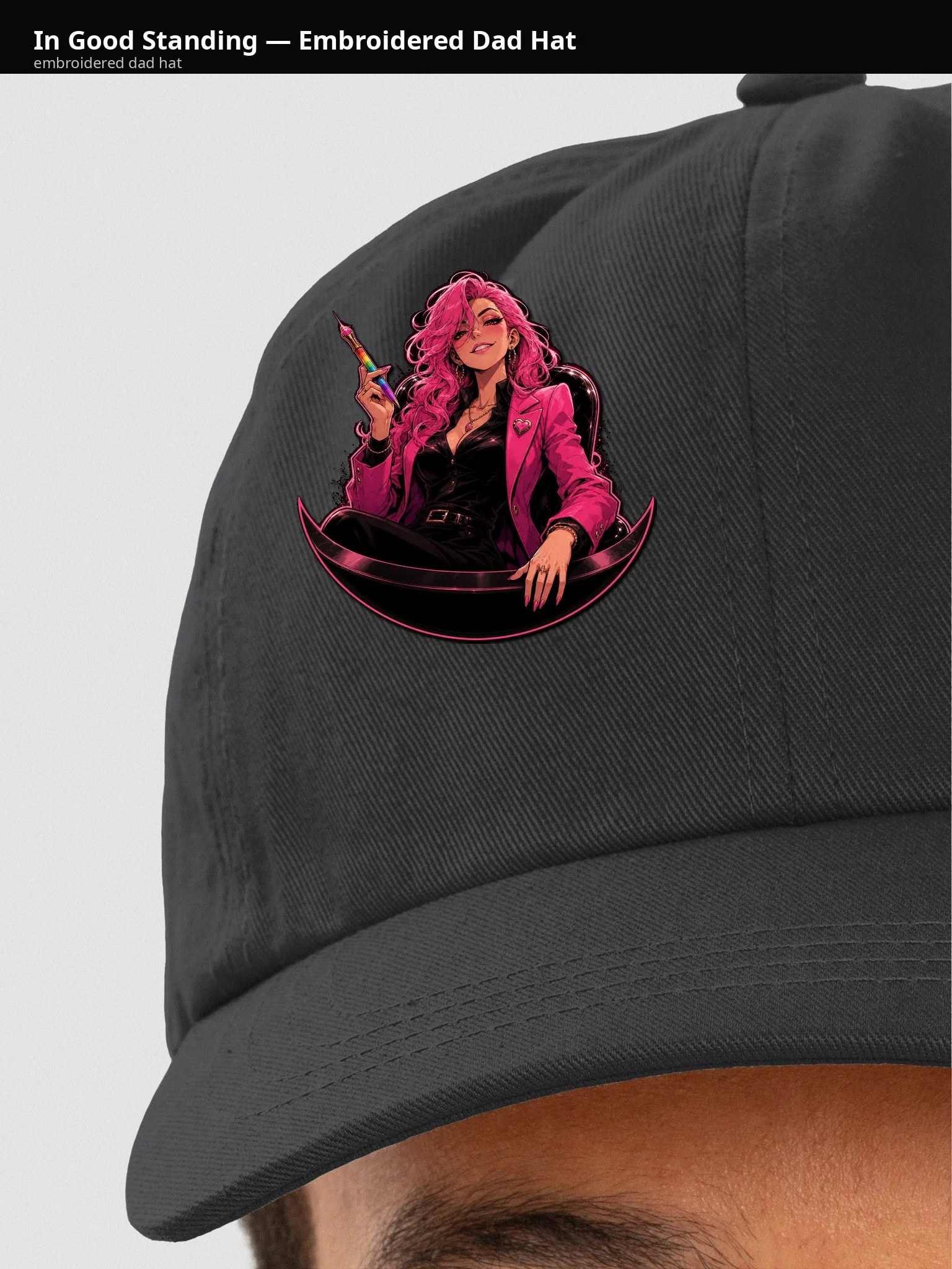 In Good Standing — Embroidered Dad Hat - tvuIPA