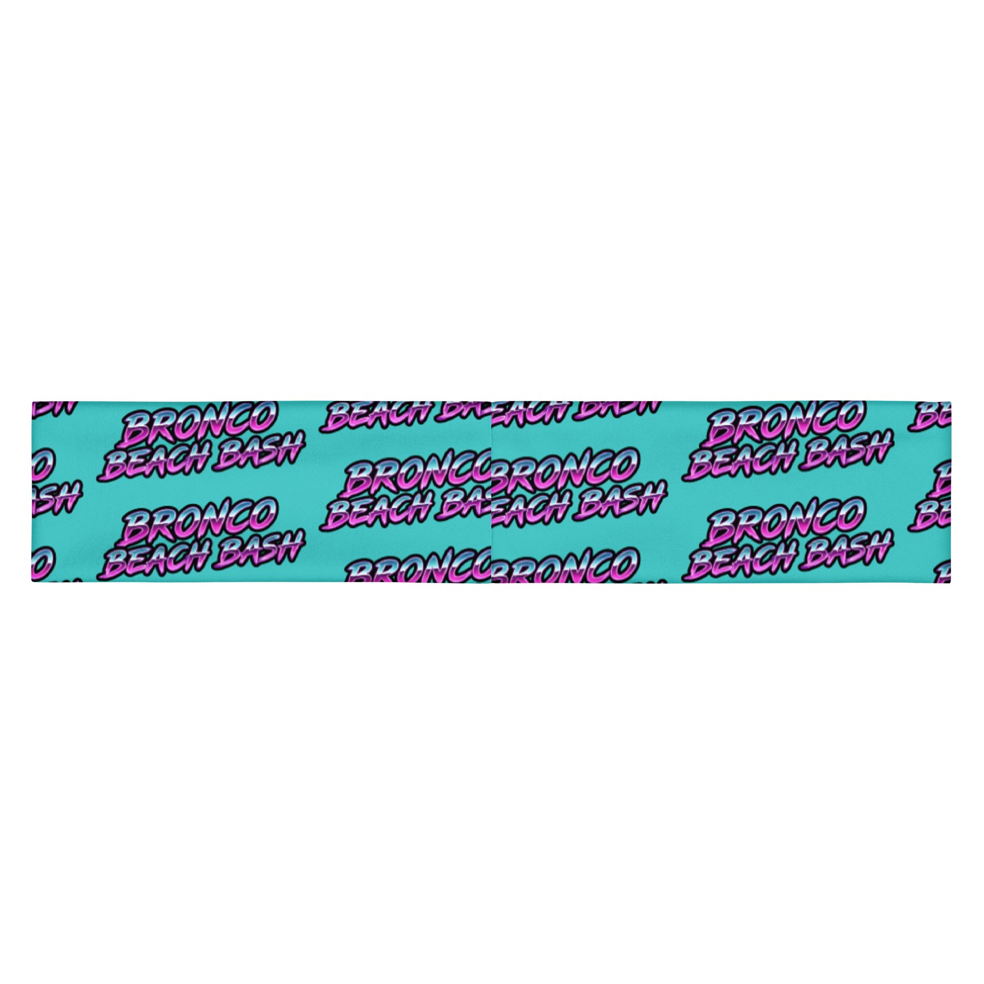 2026 Bronco Beach Bash OBX / Destination Bigfoot Bronco Collab All Over Print Headband (Dark Turquoise) product image (3)