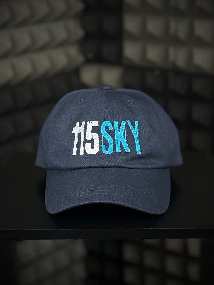 115SKY Classic Dad Hat Blue Logo product image (5)