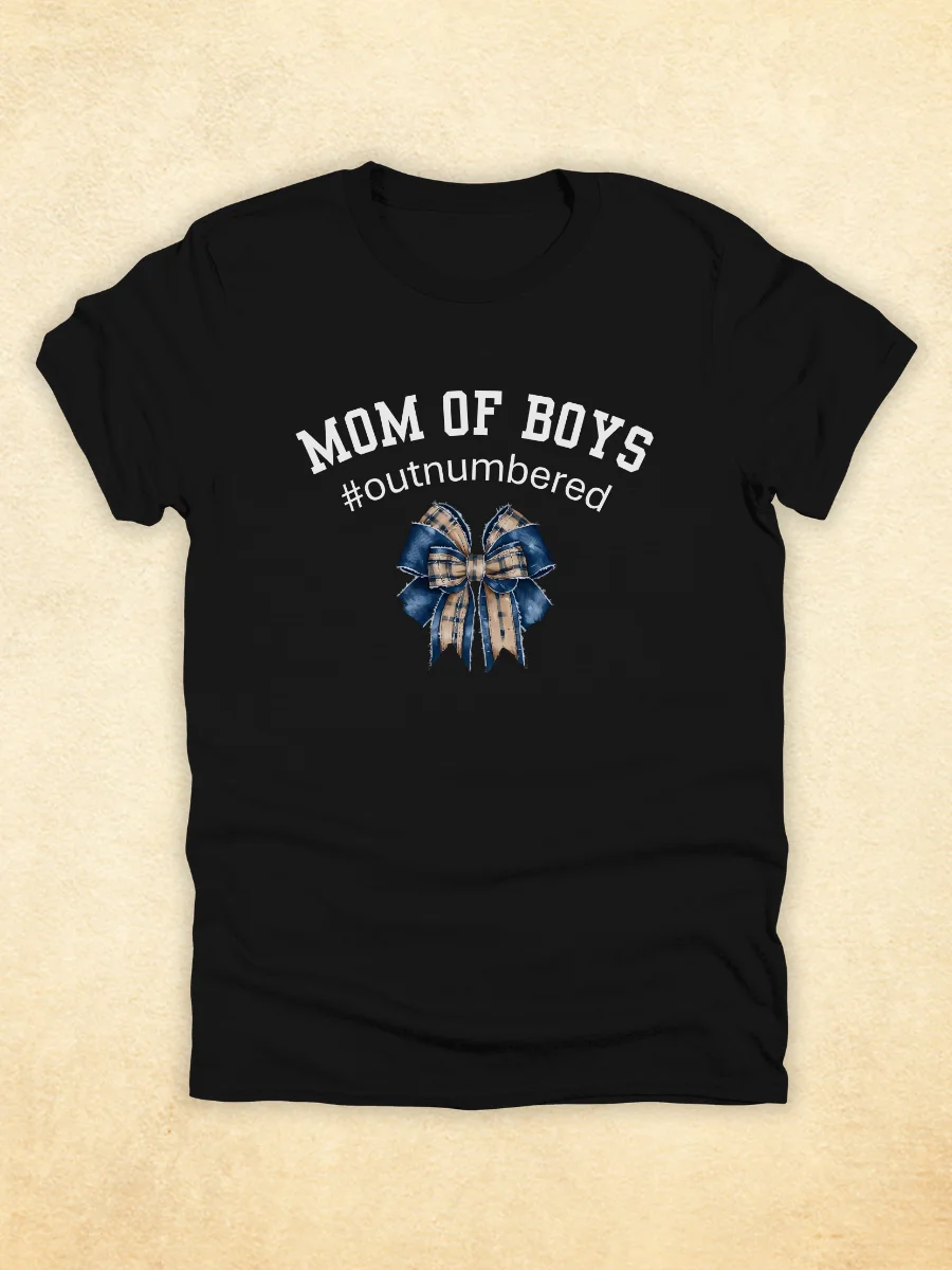 Mom Of Boys T-Shirt | Boy Mom Tee product image (2)