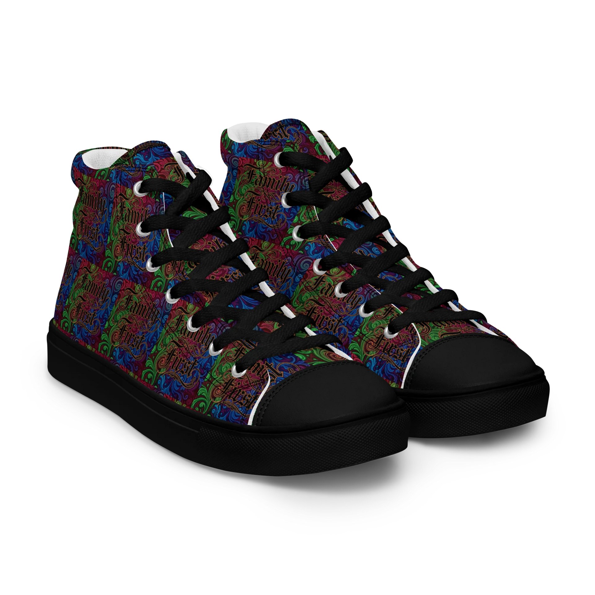 Men's Family First Hi Top Canvas Shoes product image (8)