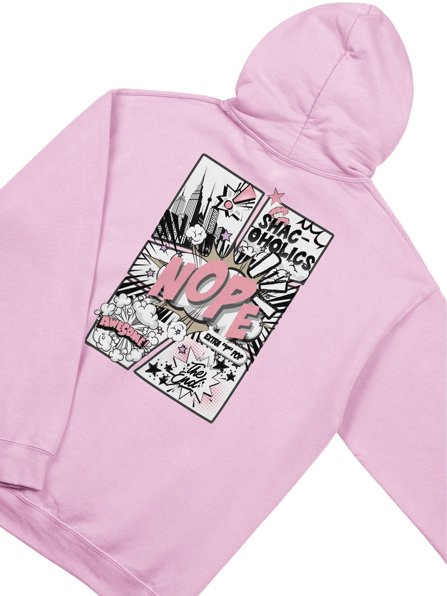 Explosive Pink NoPe Shac-oholics Hoodie product image (44)