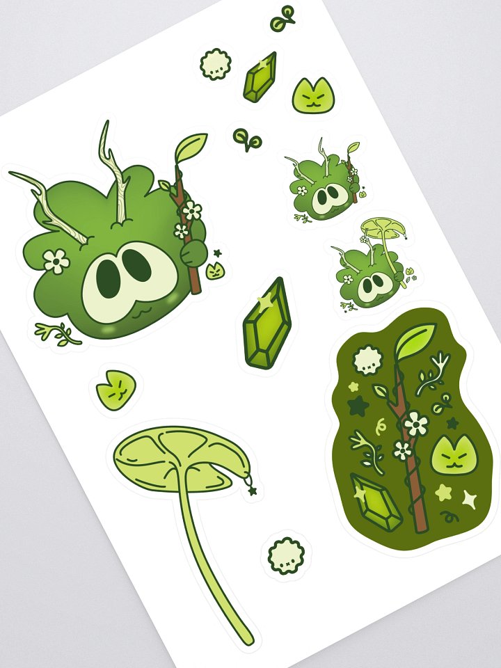 wild forest puffle sticker sheet product image (1)