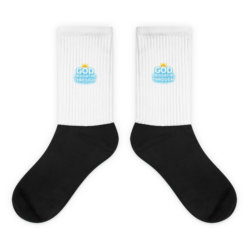 GBMT Everyday Grind Crew Socks – White & Black Edition product image (1)
