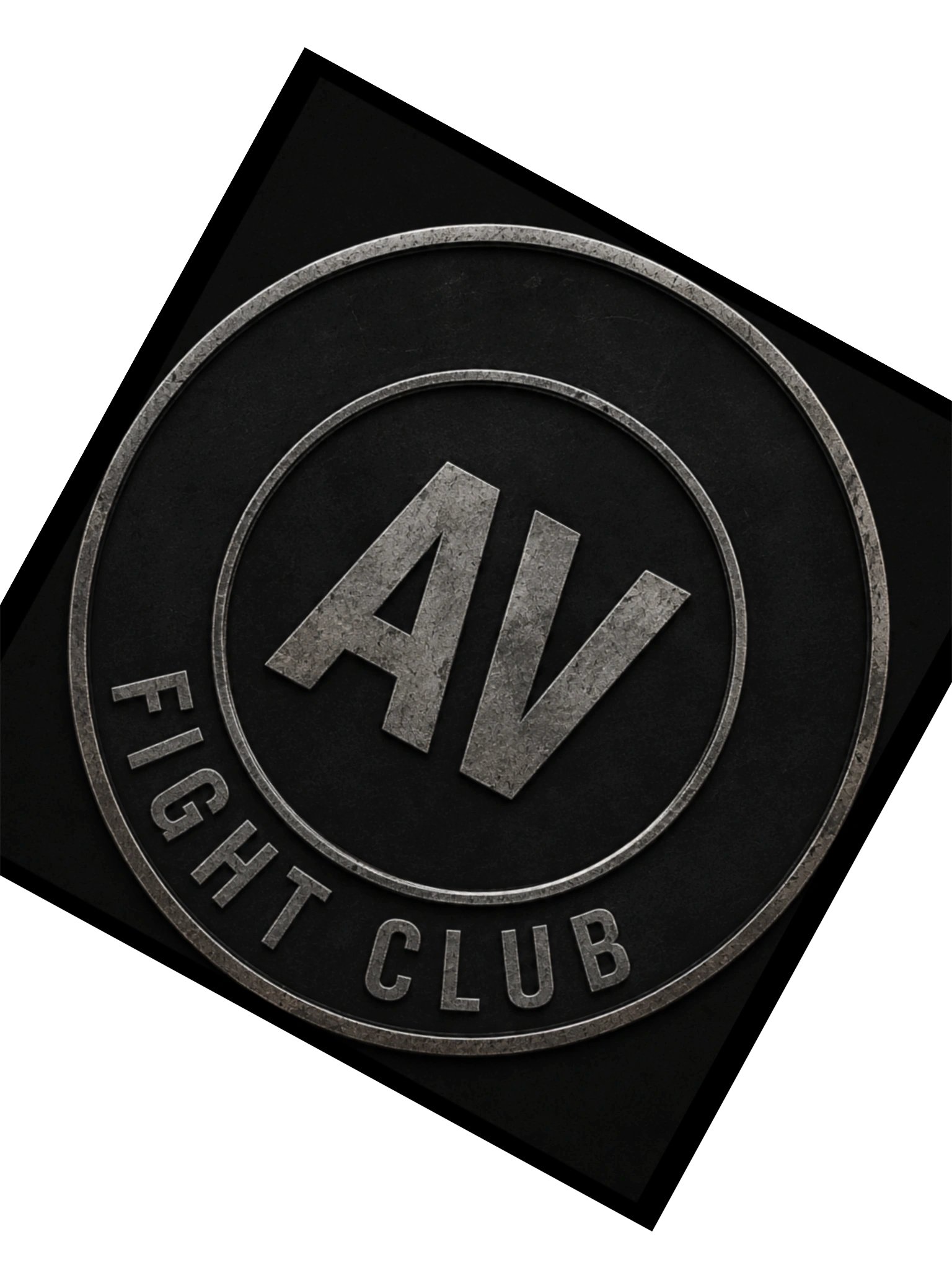 AV FIGHT CLUB LOGO STICKER (ROUND) product image (2)