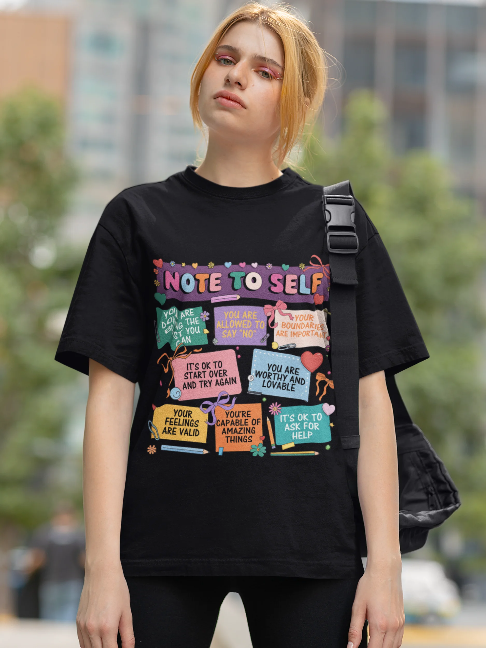 Note To Self – You Are Allowed To Say No Unisex T-Shirt product image (2)