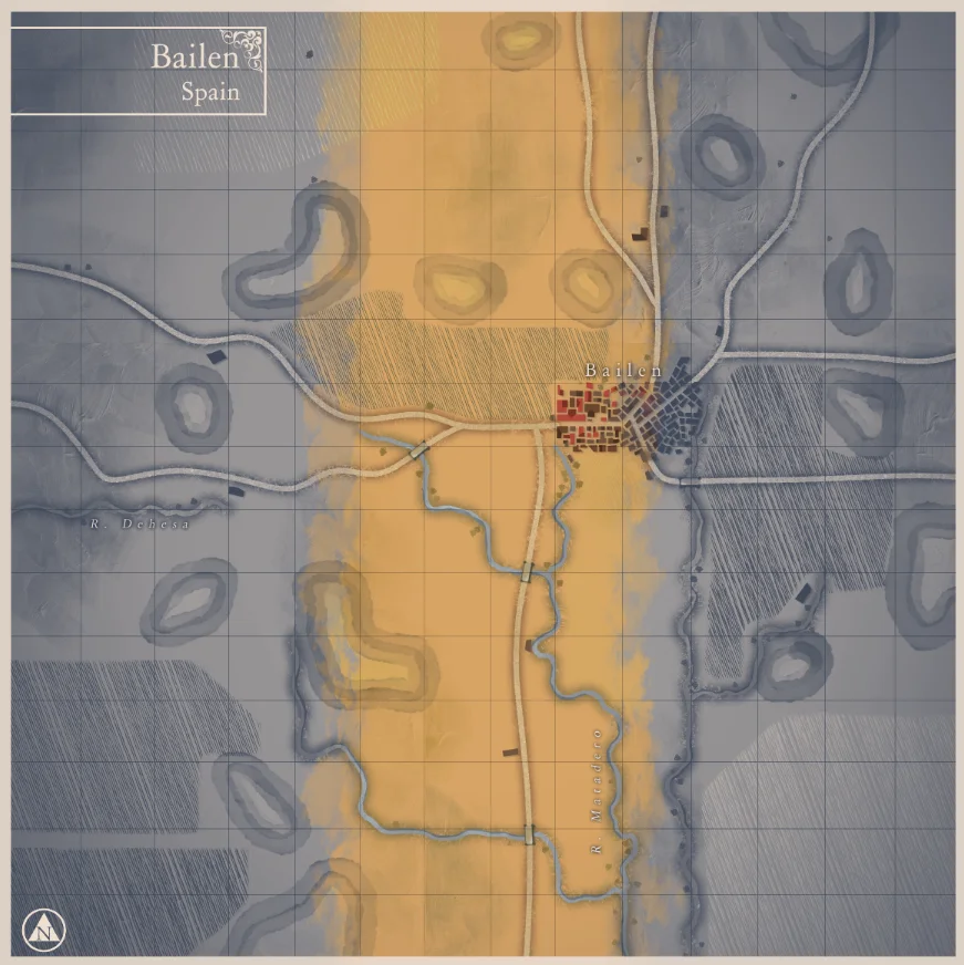 Bailen battle map. product image (2)