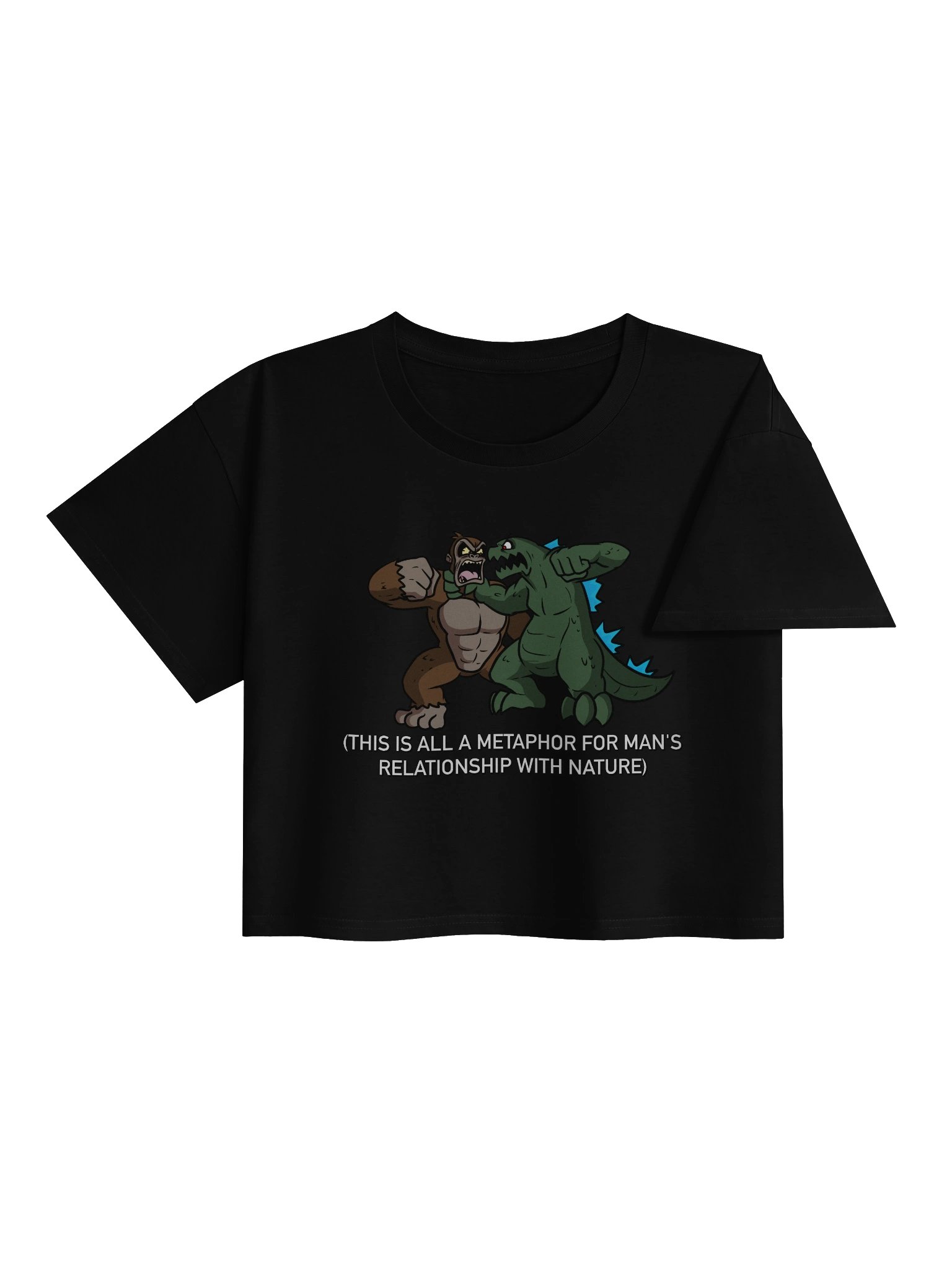 Metaphor for Man's Relationship with Nature Crop Top product image (8)