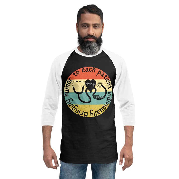 Bringing humor to each patient individually Raglan Tee product image (12)