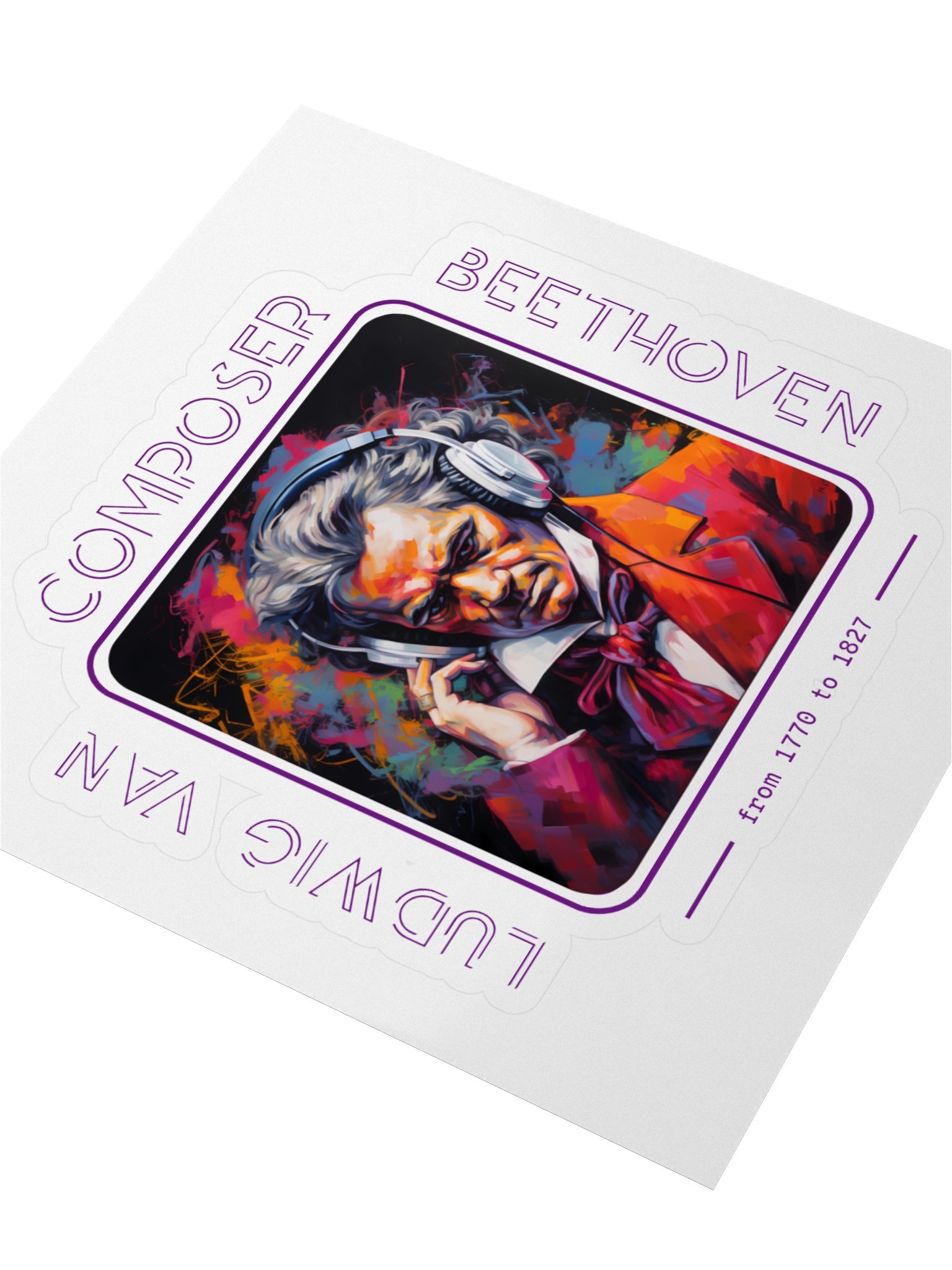 Beethoven Beats Sticker product image (3)
