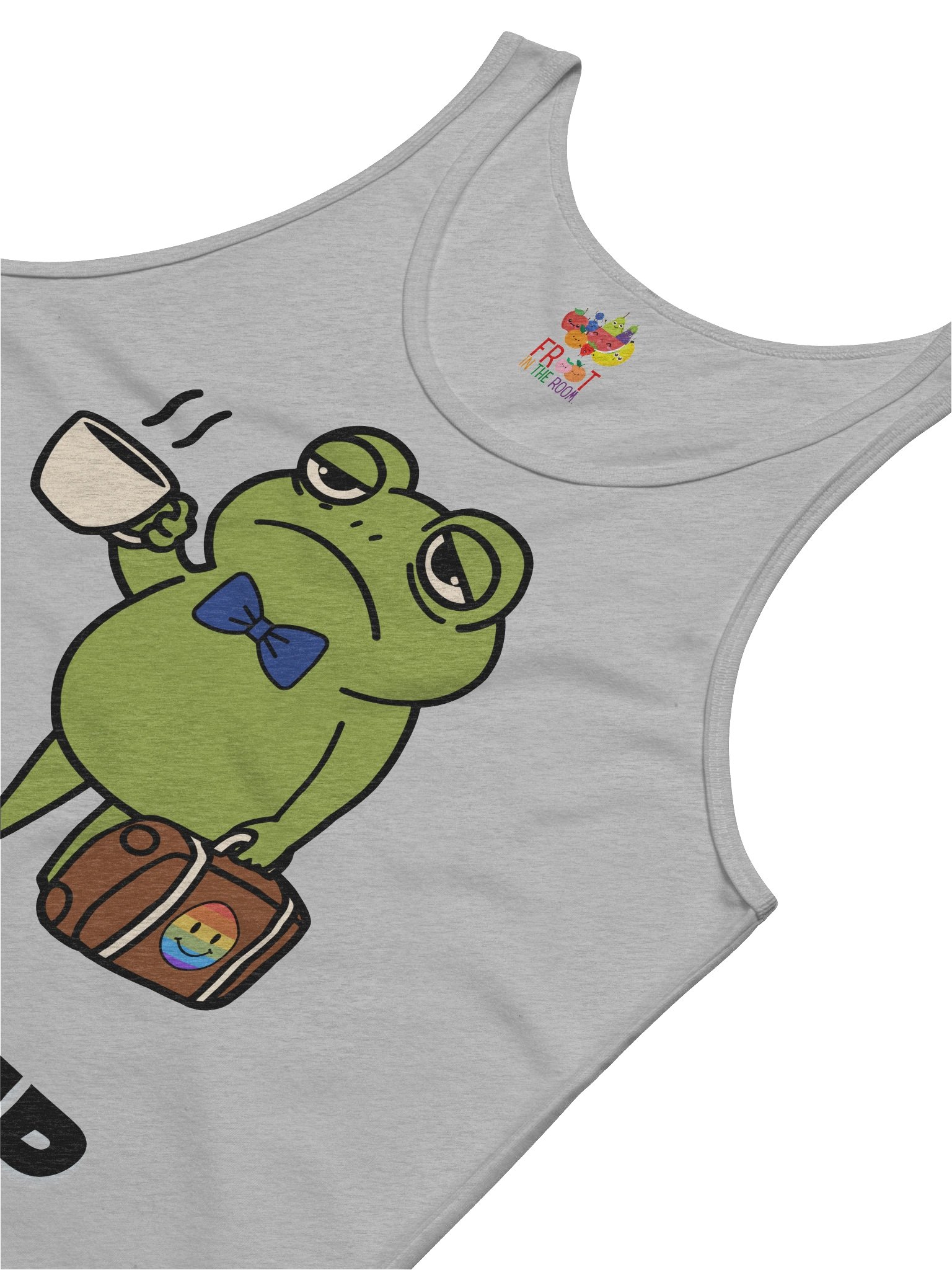 Gay & Tired Frog Tank Top product image (3)