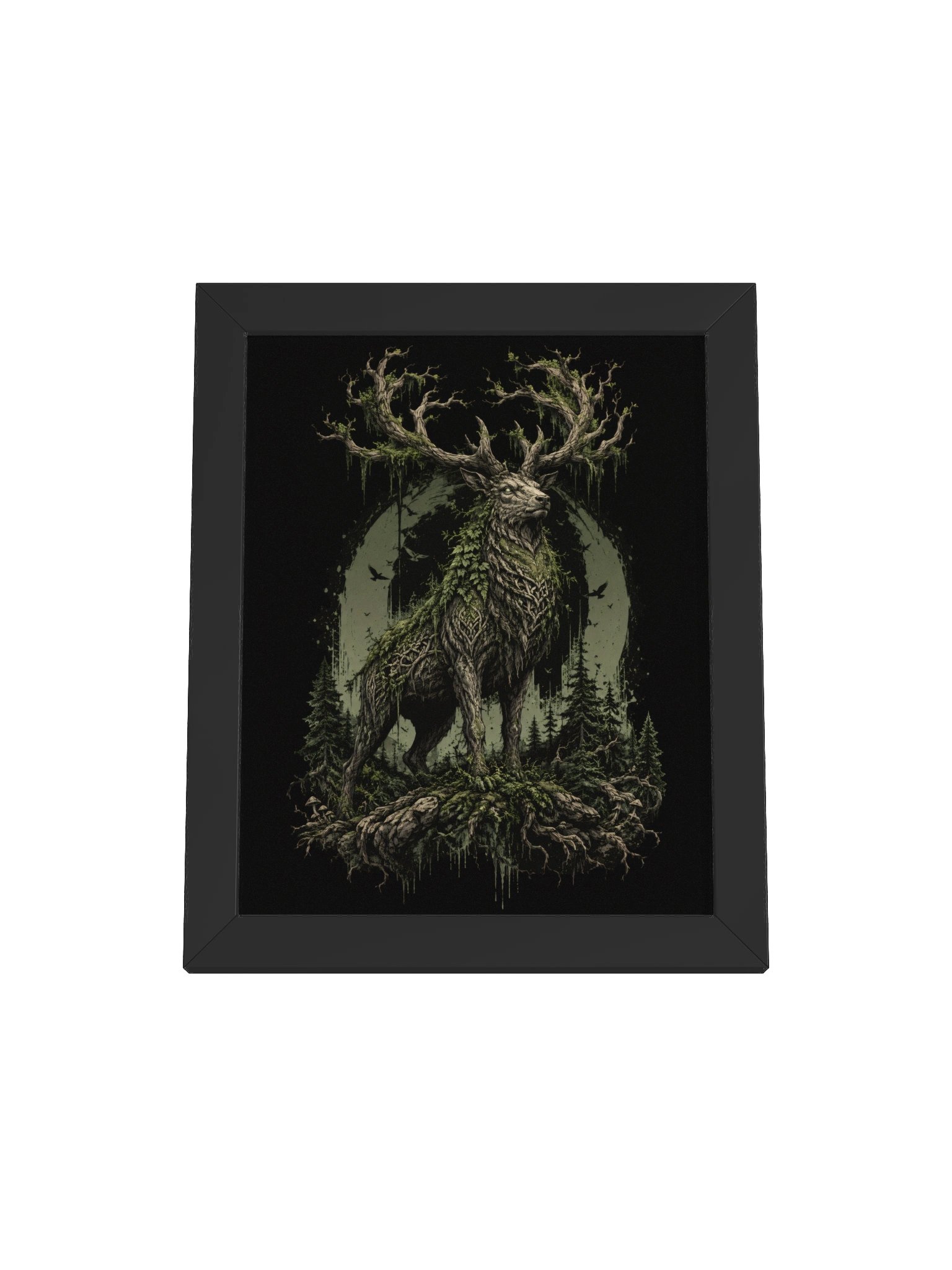 NORTHERN ILLUSIONS - Dáinn (Stag) Premium Framed Poster product image (1)