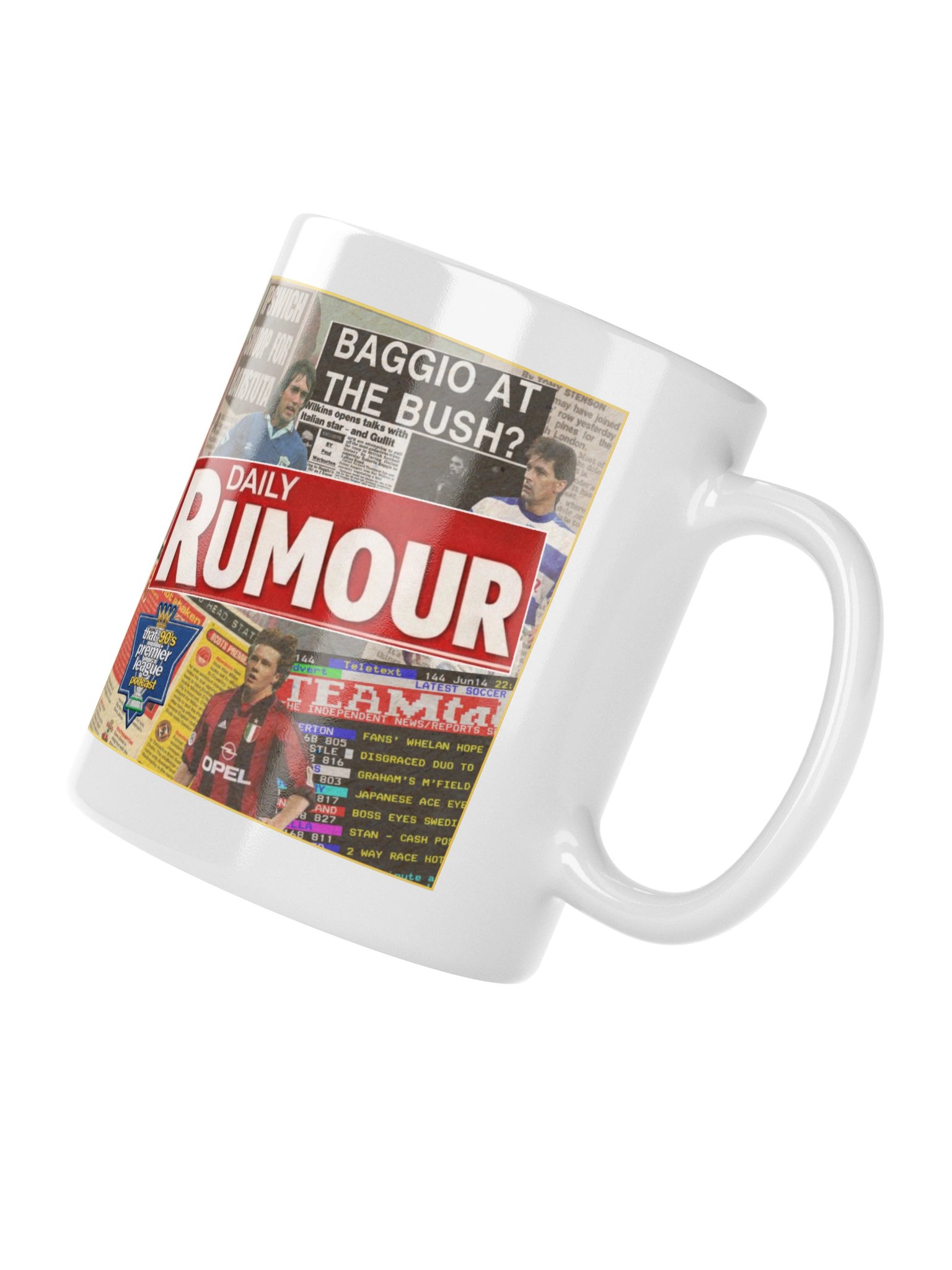 Daily Rumour 90s Football Mug product image (4)