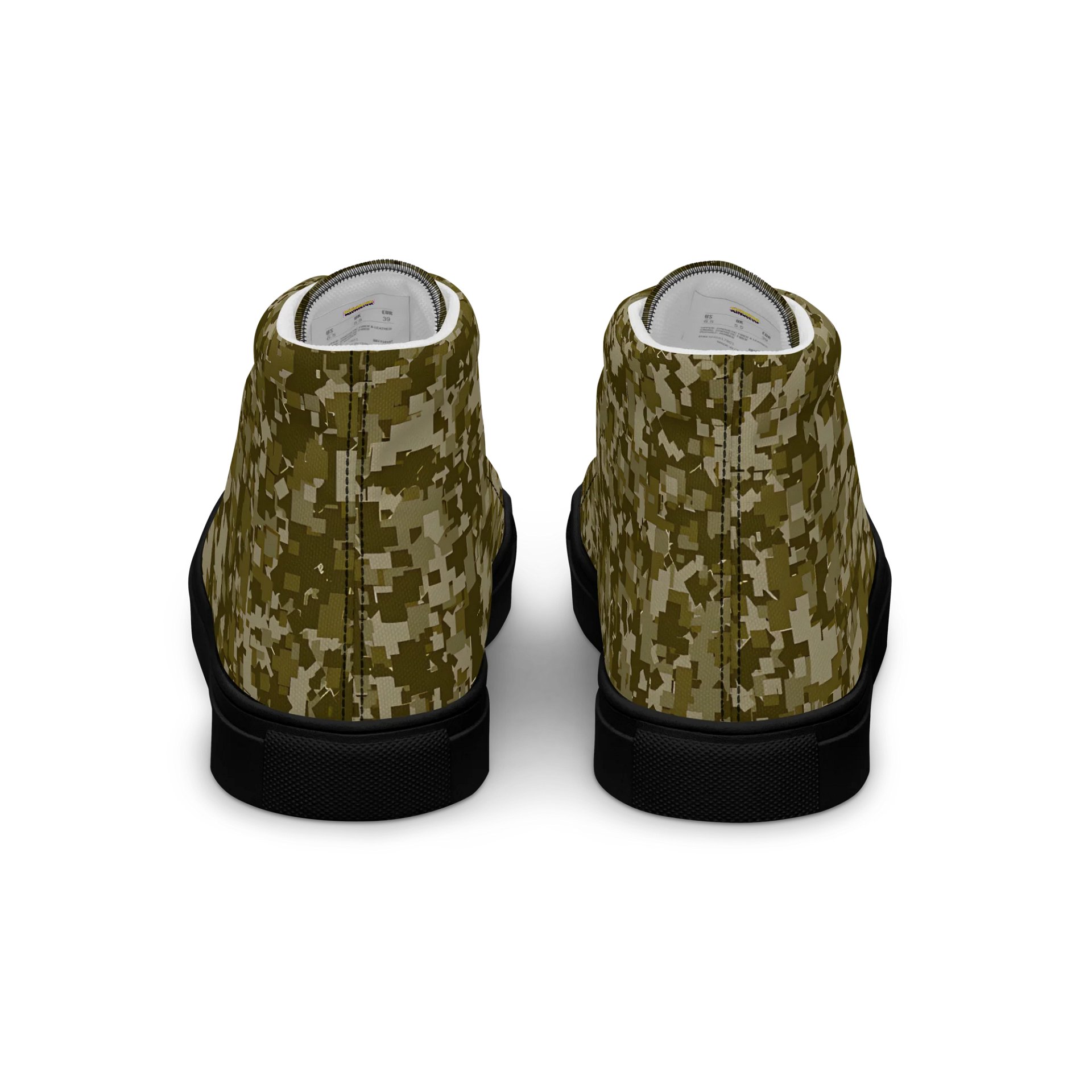 Pixelated Forest Women's High Tops product image (4)