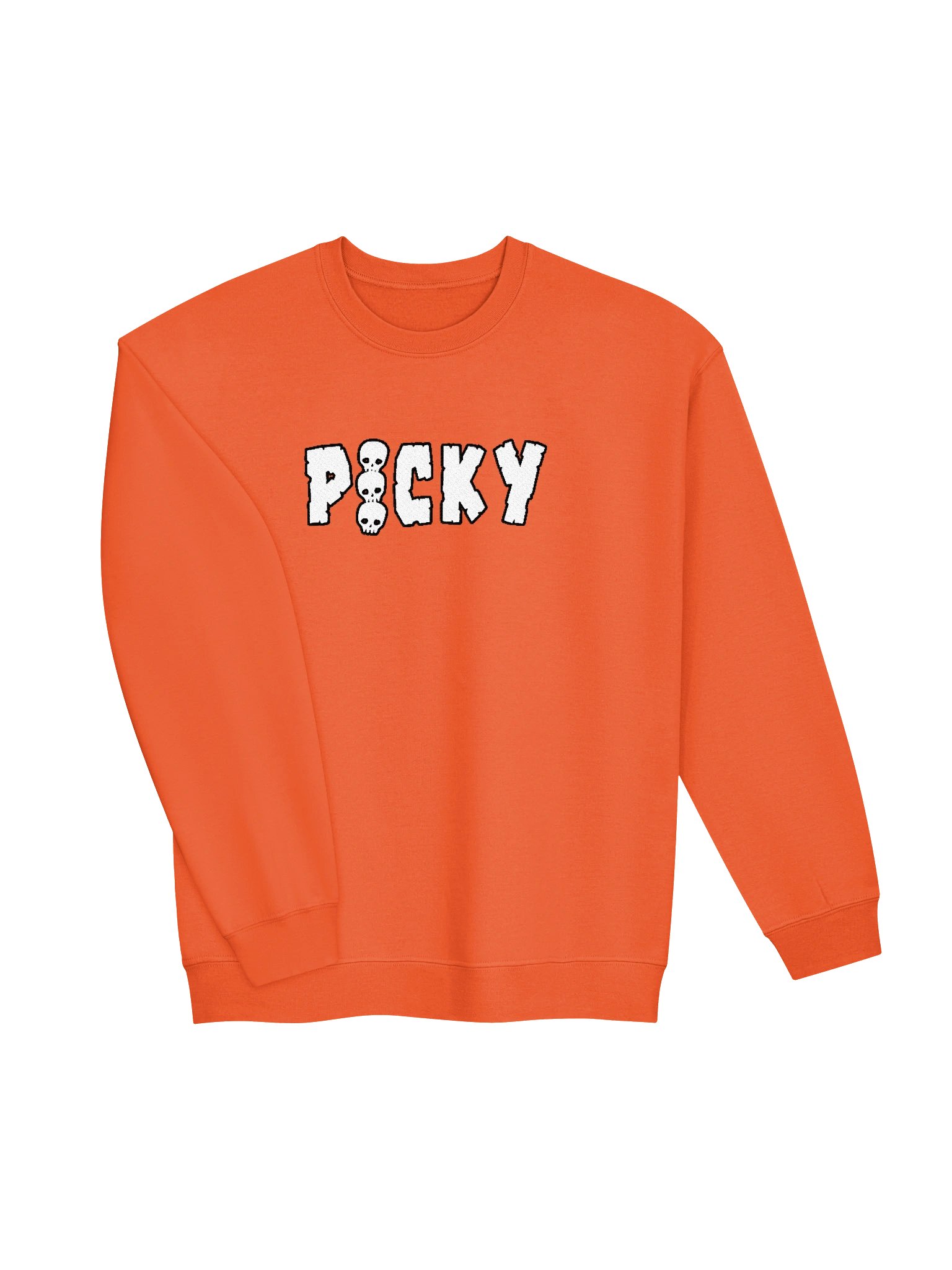 Picky Skulls Embroidered Crewneck (9 Colors) product image (3)