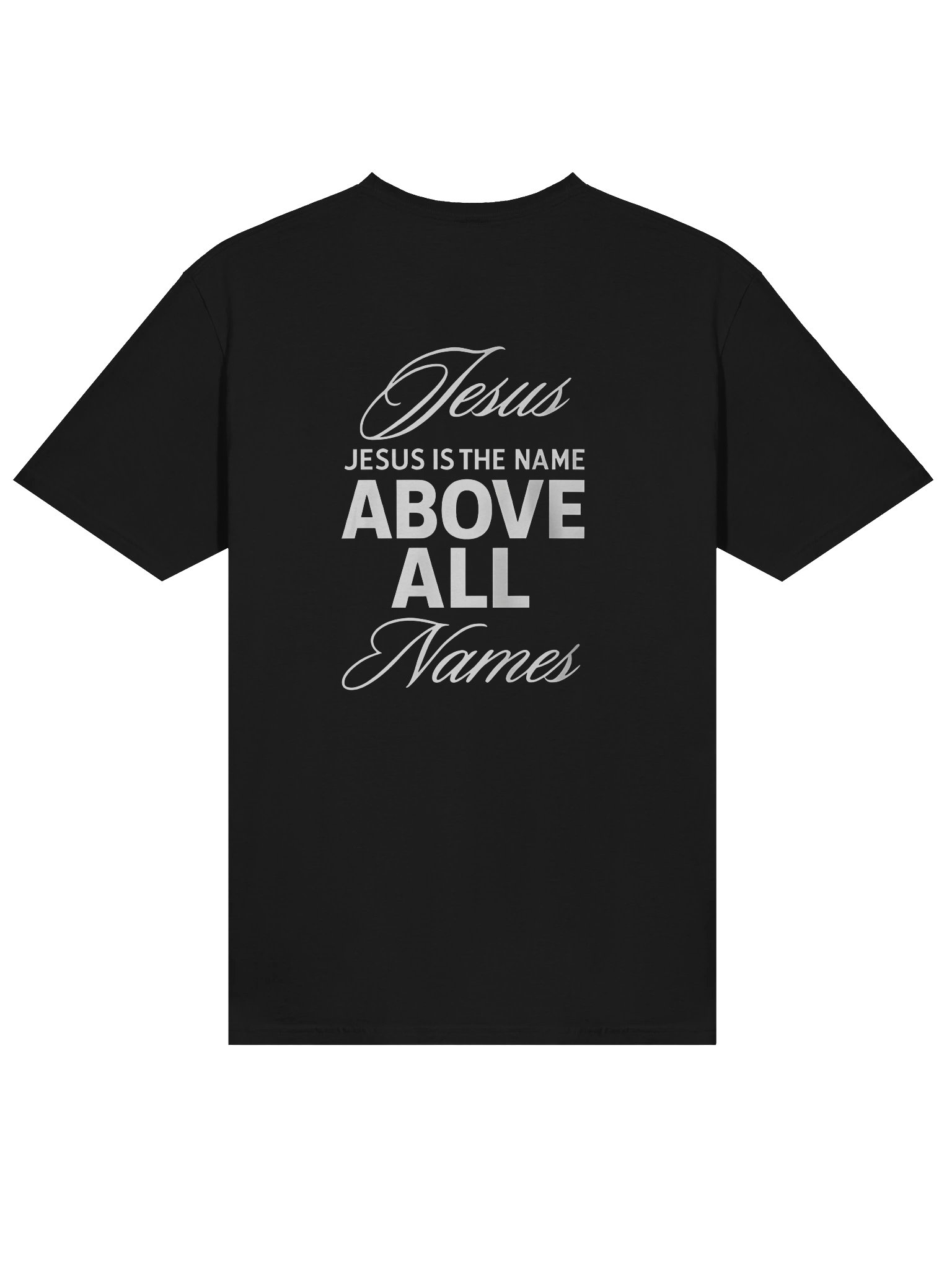 Jesus Is the Name Above All Names Humble Over Hype Christian T-Shirt – Justin Fields Philippians 2:9 Faith Tee product image (4)