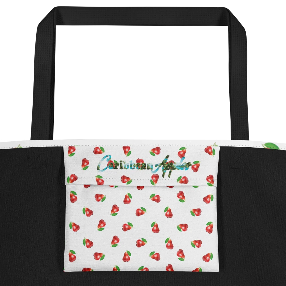 CaribbeanApples Otaheite Fruit Print | Large Tote Bag w/ Pocket product image (2)