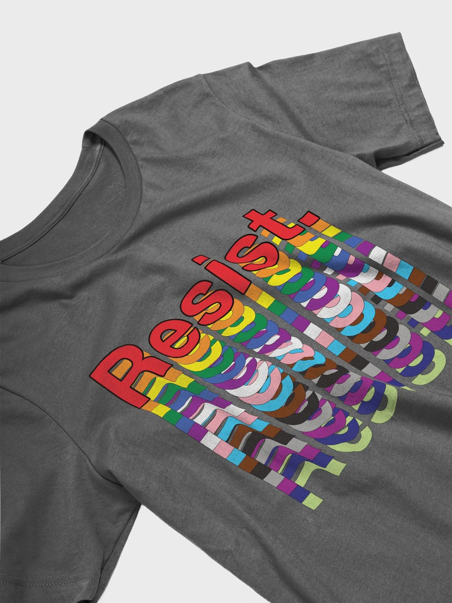 Resist - Rainbow Bella+Canvas Supersoft T-Shirt product image (26)