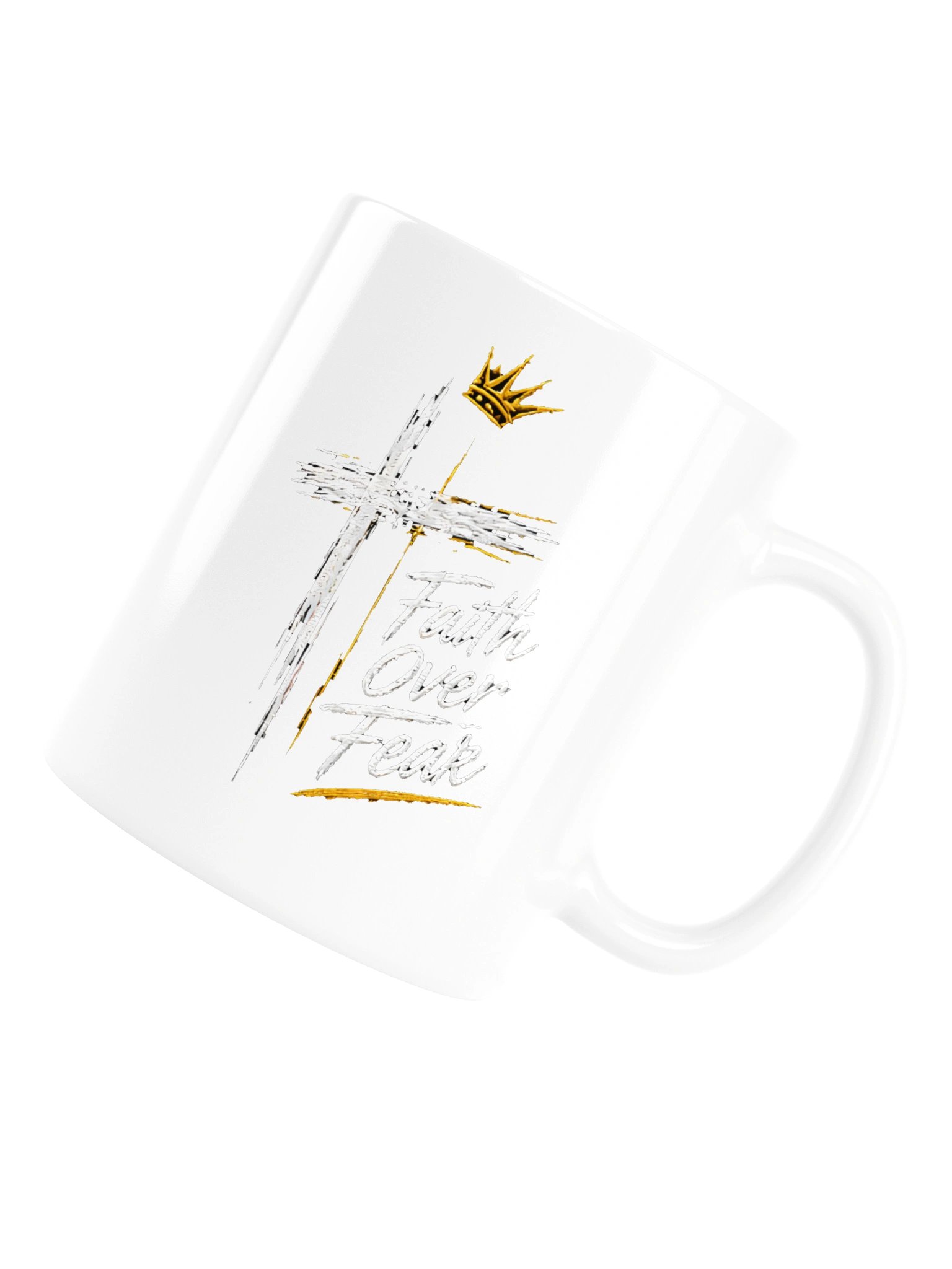 Faith Over Fear Crown Mug product image (17)