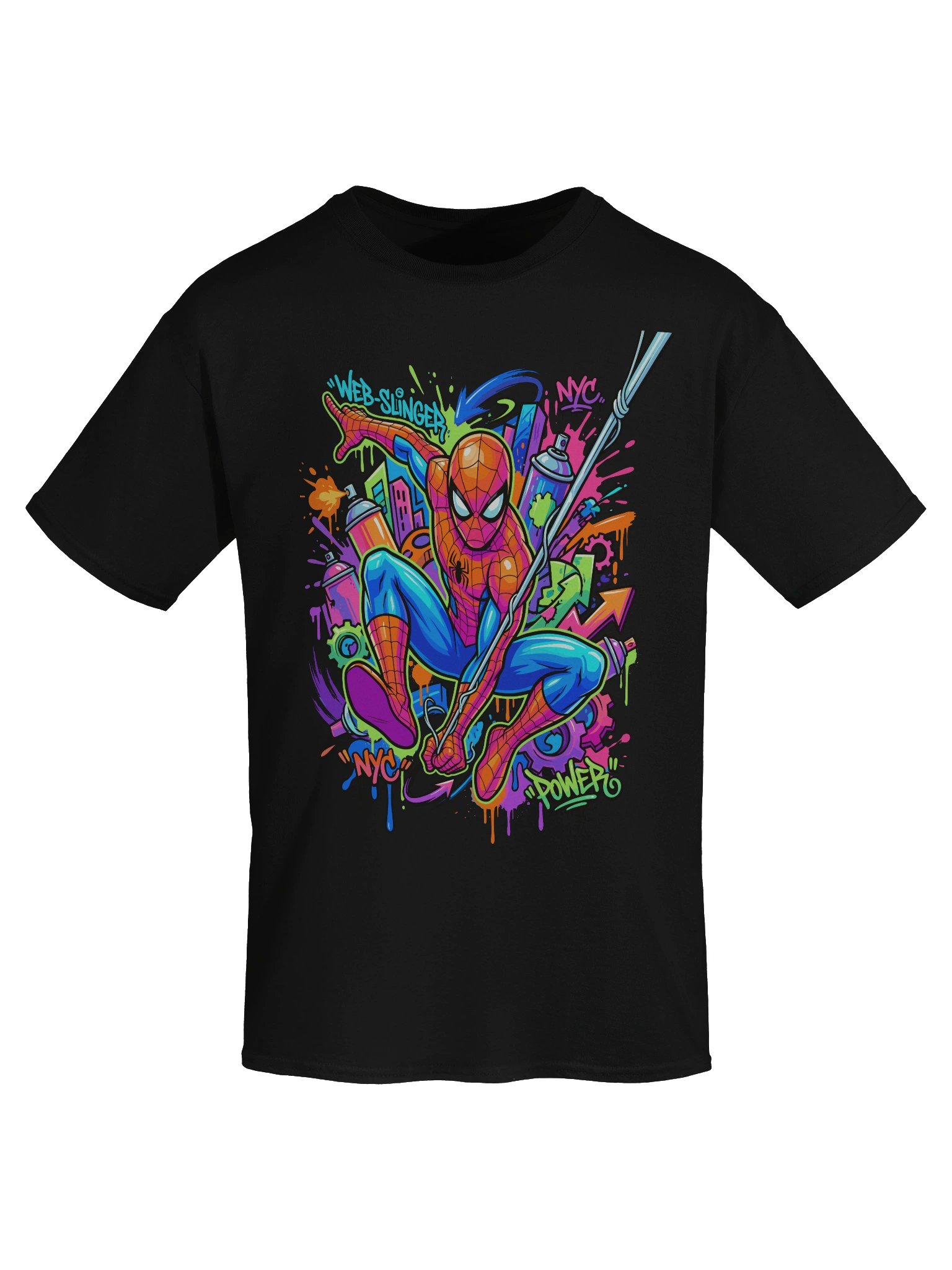 Spiderman graffiti t-shirt product image (60)