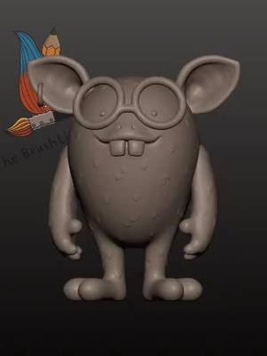 Meet Frank the alien. He likes to travel the universe and make new friends.  #Alien #3dprinting #friends #original #character 