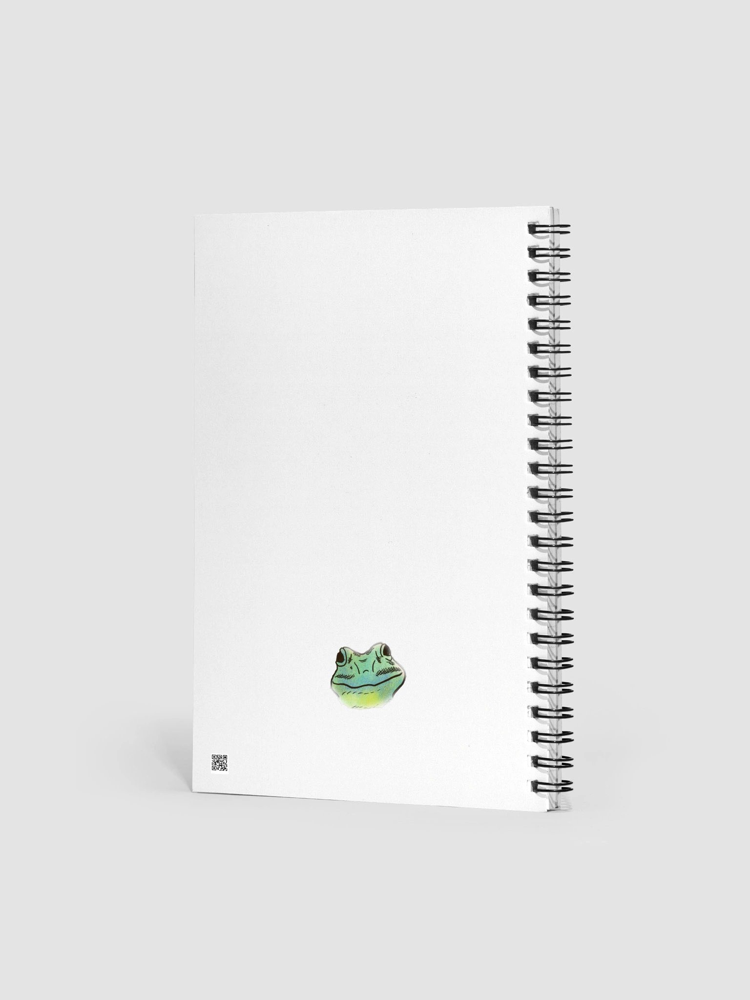 Handheld Frog Spiral Dotted Notebook product image (2)