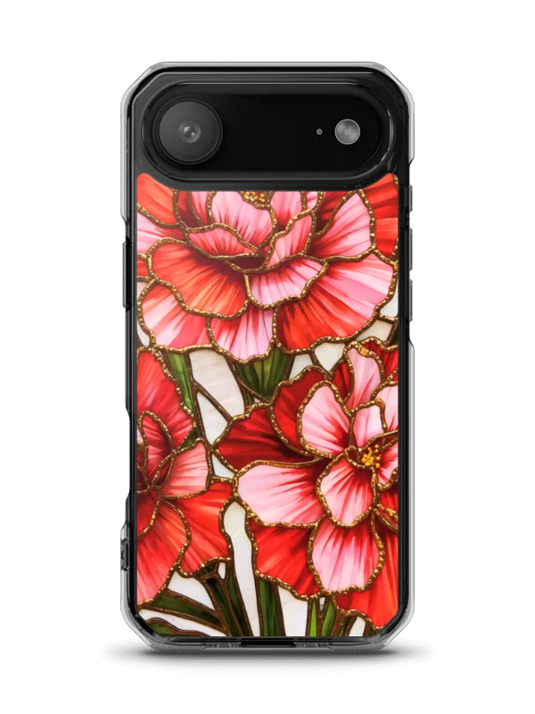 Gilded Blossom Stained Glass Clear iPhone® 7/8, 11, 12, 13, 14, 15, 16, 17, X/XS, SE, XR, Mini, Pro, Pro Max, Plus Cases. product image (49)