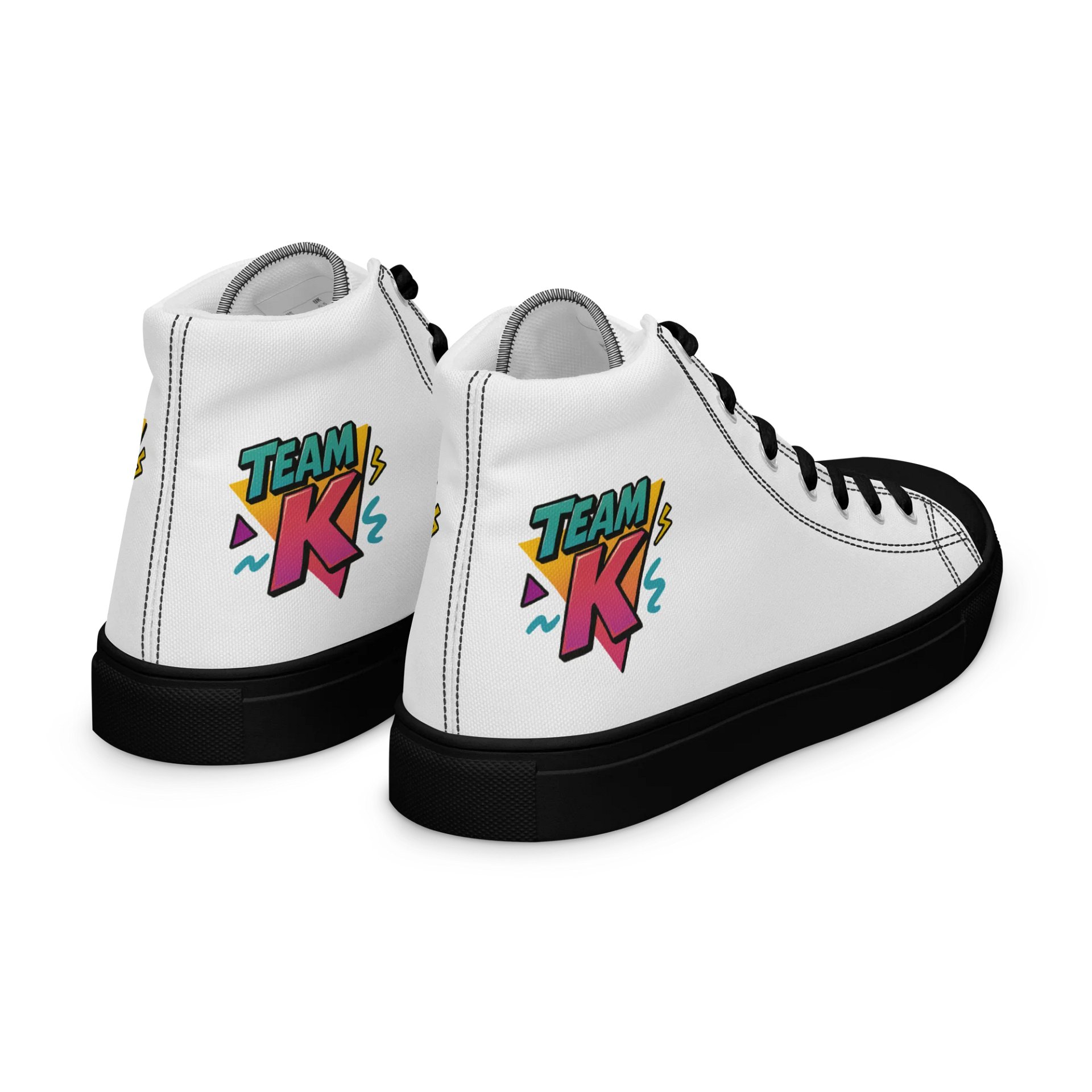 Team K 1990's Women's High Top Canvas Shoes product image (10)