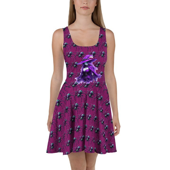 Witchy Spiderweb Skater Dress product image (2)