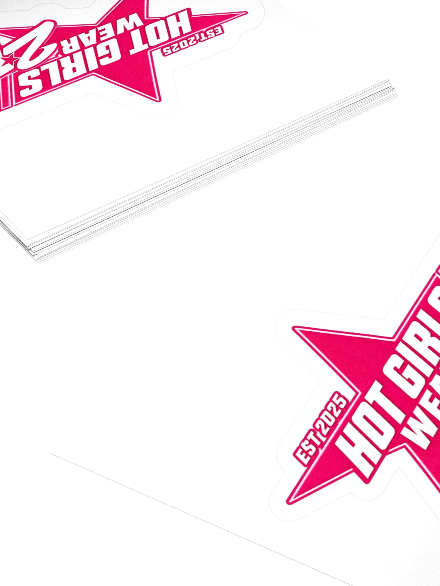 Hot Girls Wear 2P Star Sticker product image (13)