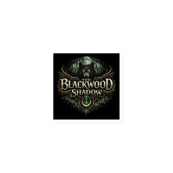 The Blackwood Shadow - Mystical Wolf Die-Cut Magnets product image (1)