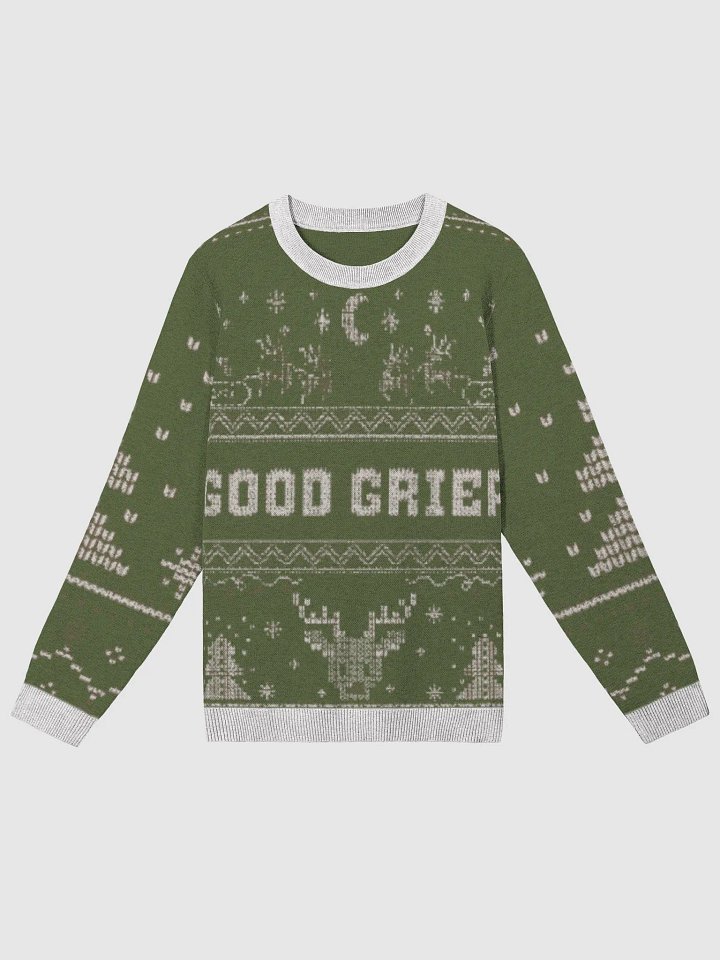 Good Grief Green Knit Sweater product image (1)