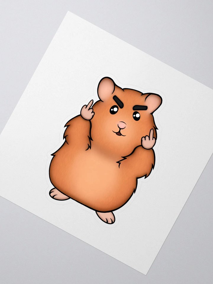 Flash the Hamster Sticker product image (4)