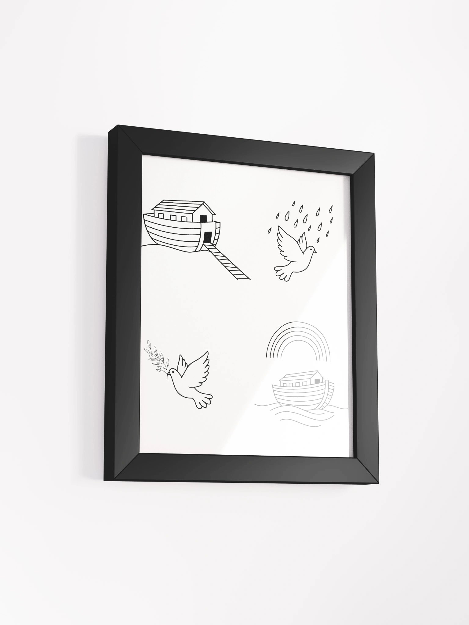 Noah's Ark Storyline Framed High-Quality Matte Poster product image (12)