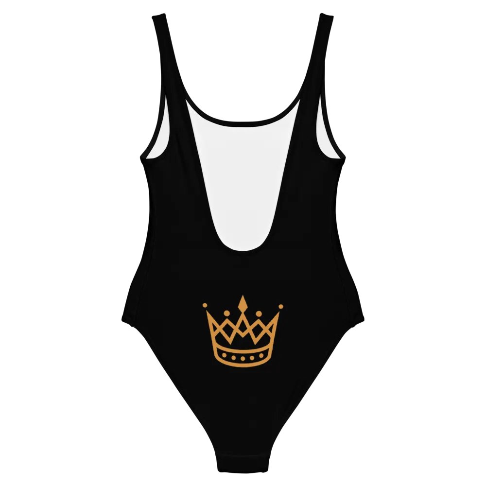 Color Logo One Piece Swimsuit - Crown Simple product image (6)