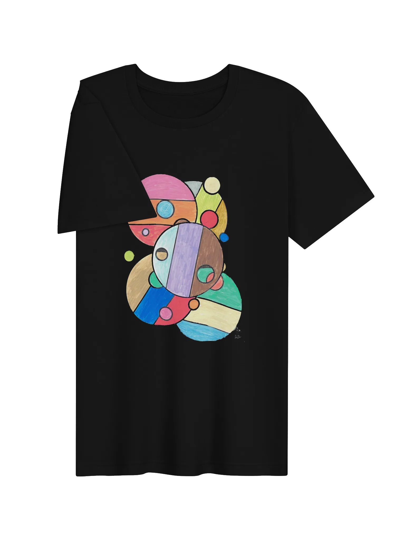 Bold Color Circle Abstract Tee product image (2)