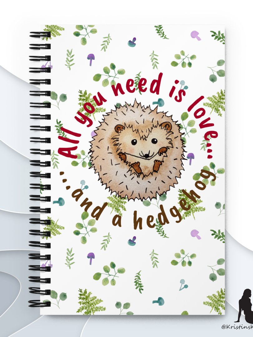 All You Need is Love And a Hedgehog Original Notebook product image (8)