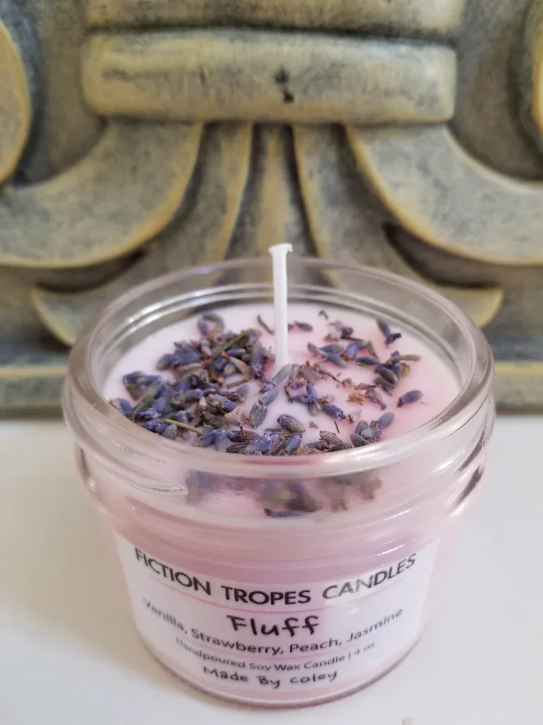 Mini Fluff Candle (Fiction Tropes Candles) product image (4)