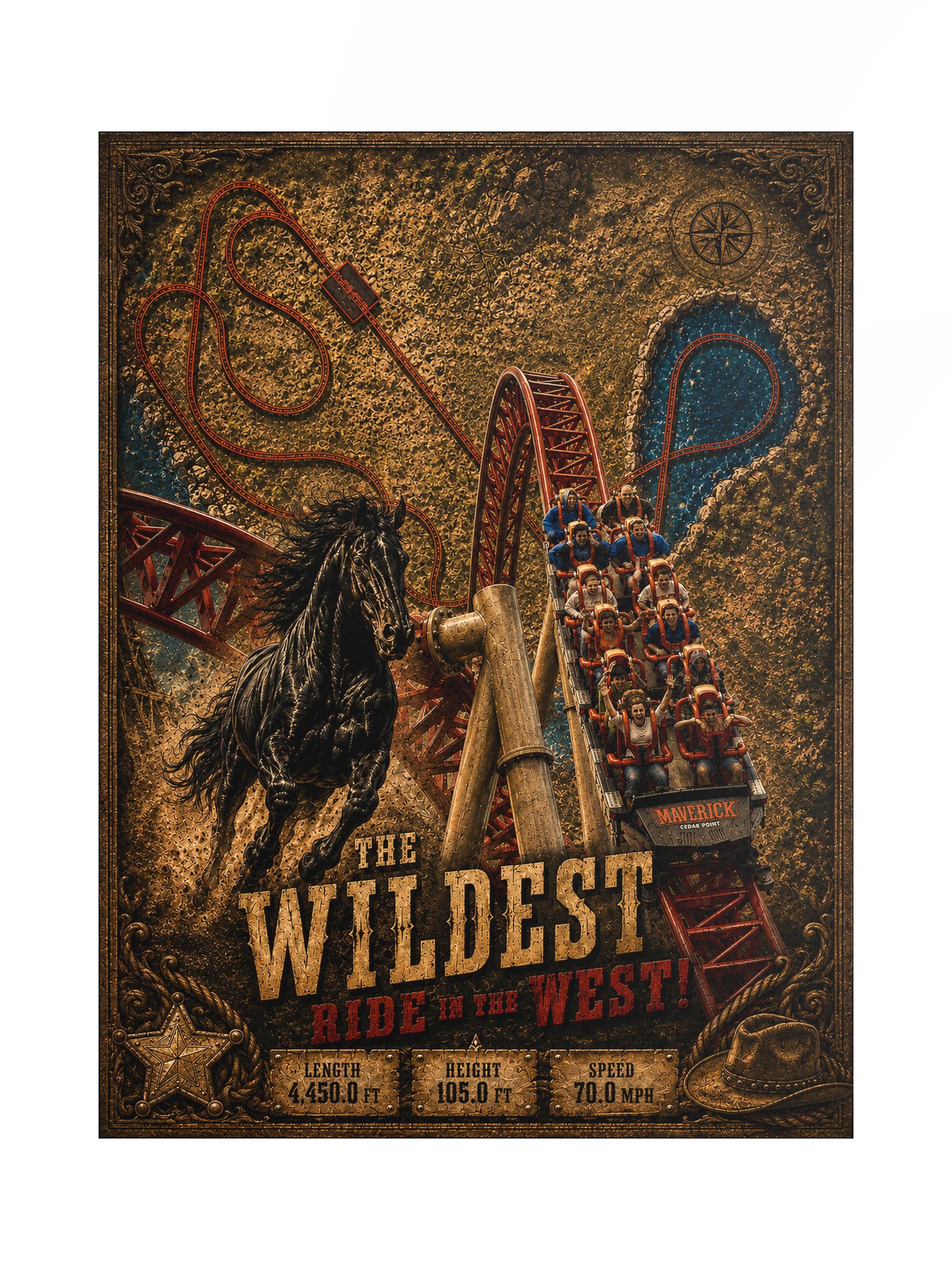 Maverick — Wildest Ride in the West Poster | 18x24" product image (1)