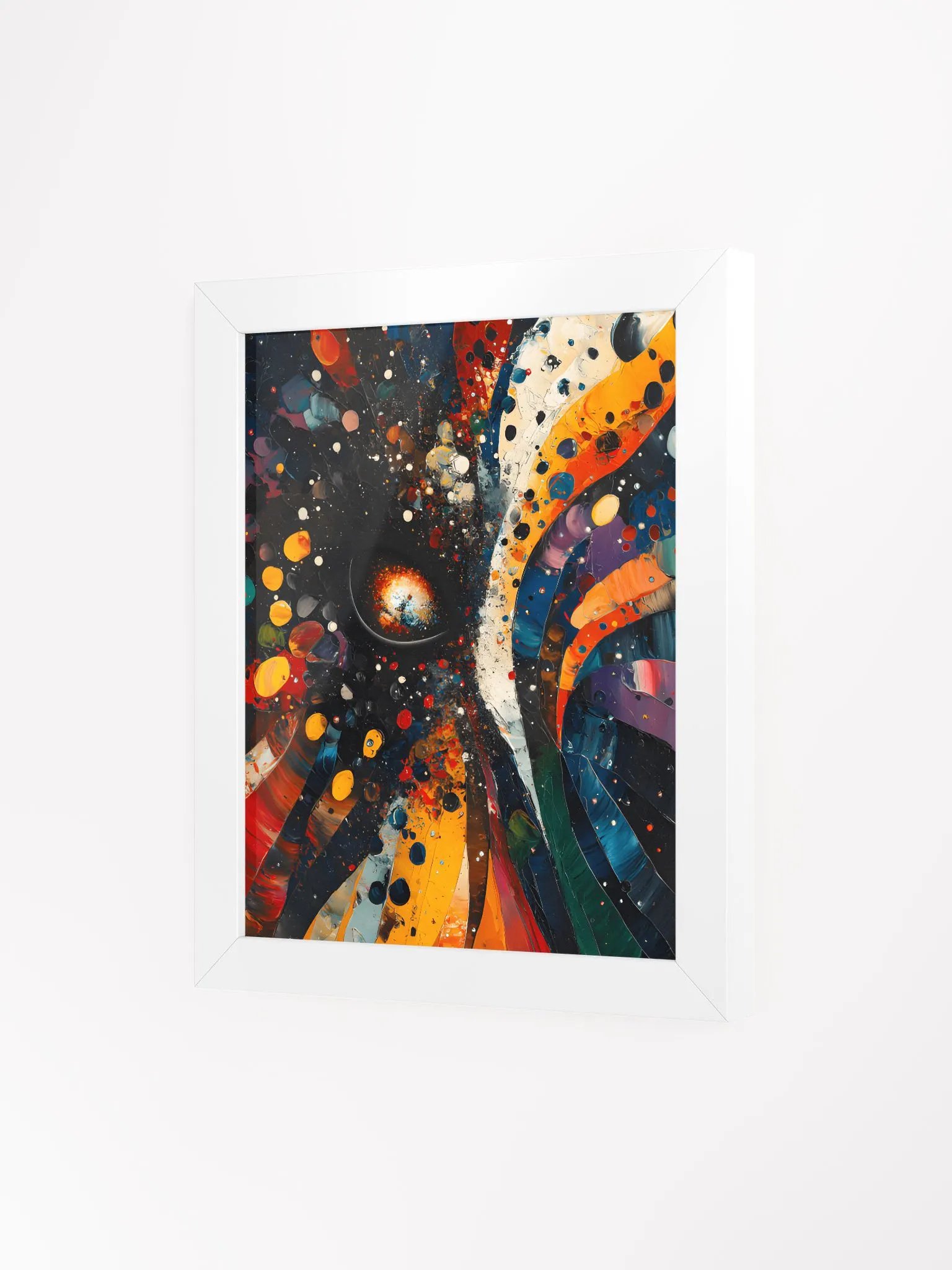 Framed wall art, title 