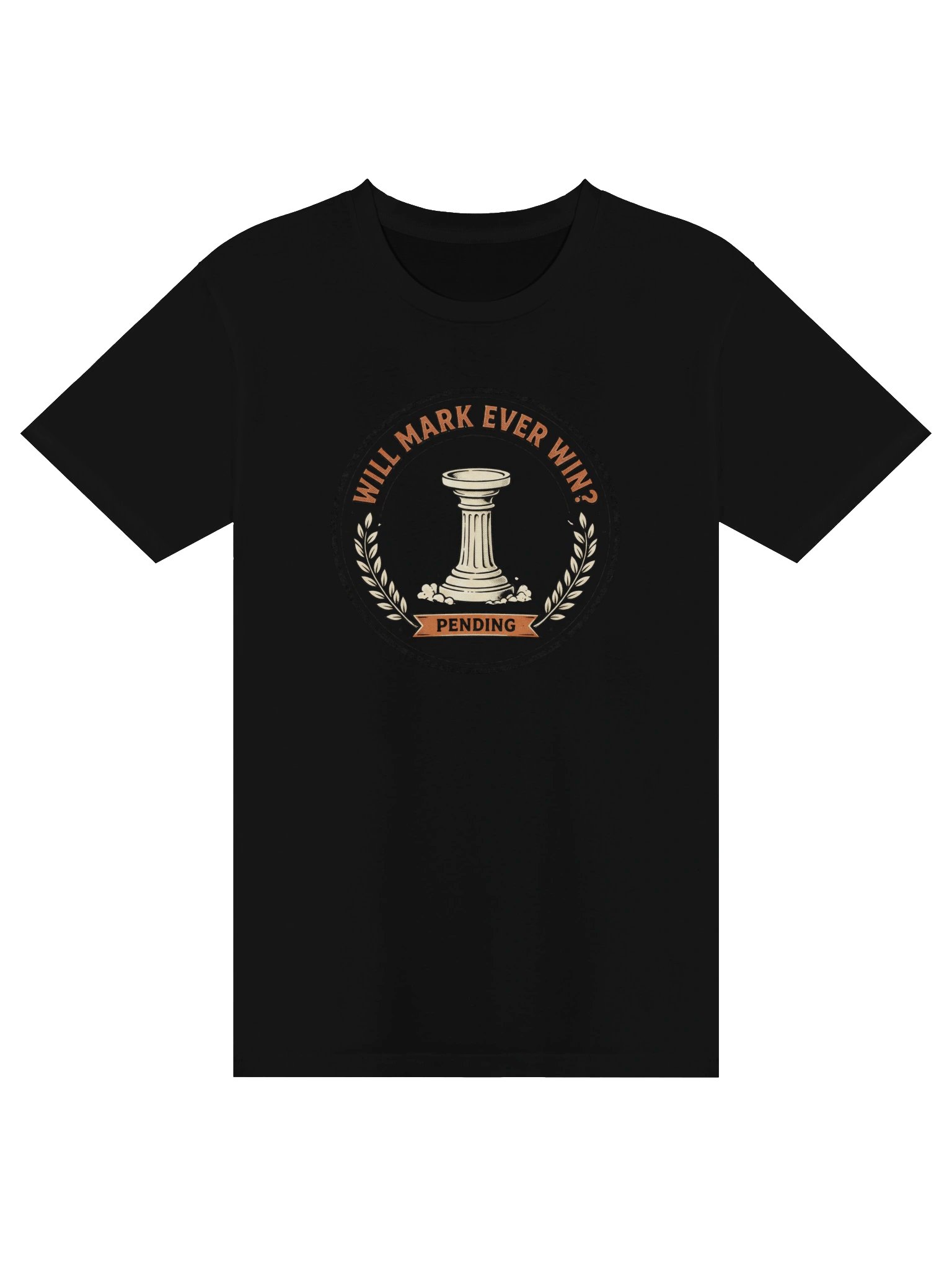 Will Mark Ever Win? — Vintage Badge Tee product image (1)