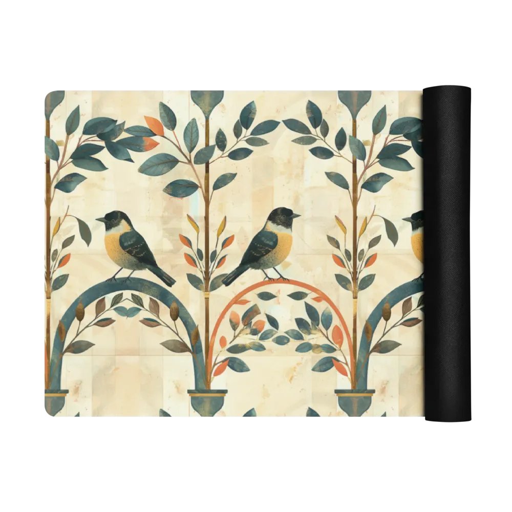 Cute Birds Yoga Mat by Treasure Pie product image (2)