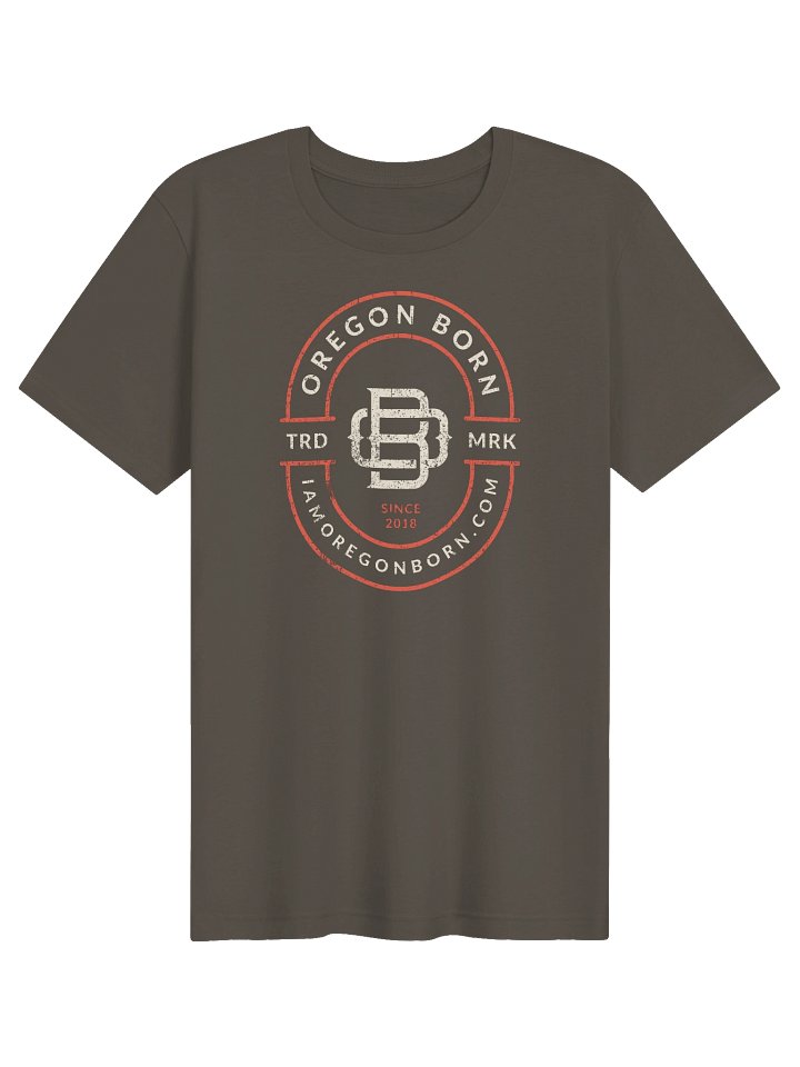 Oregon Born Monogram T-Shirt (Front Print) product image (10)