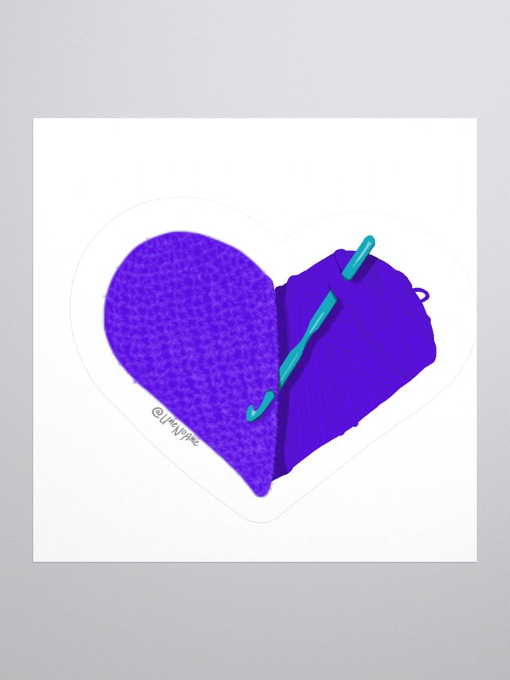 Crochet Love - Purple Sticker product image (3)