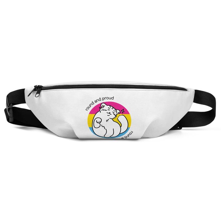 Round and Proud Manul Pansexual Version - Fanny Pack product image (1)